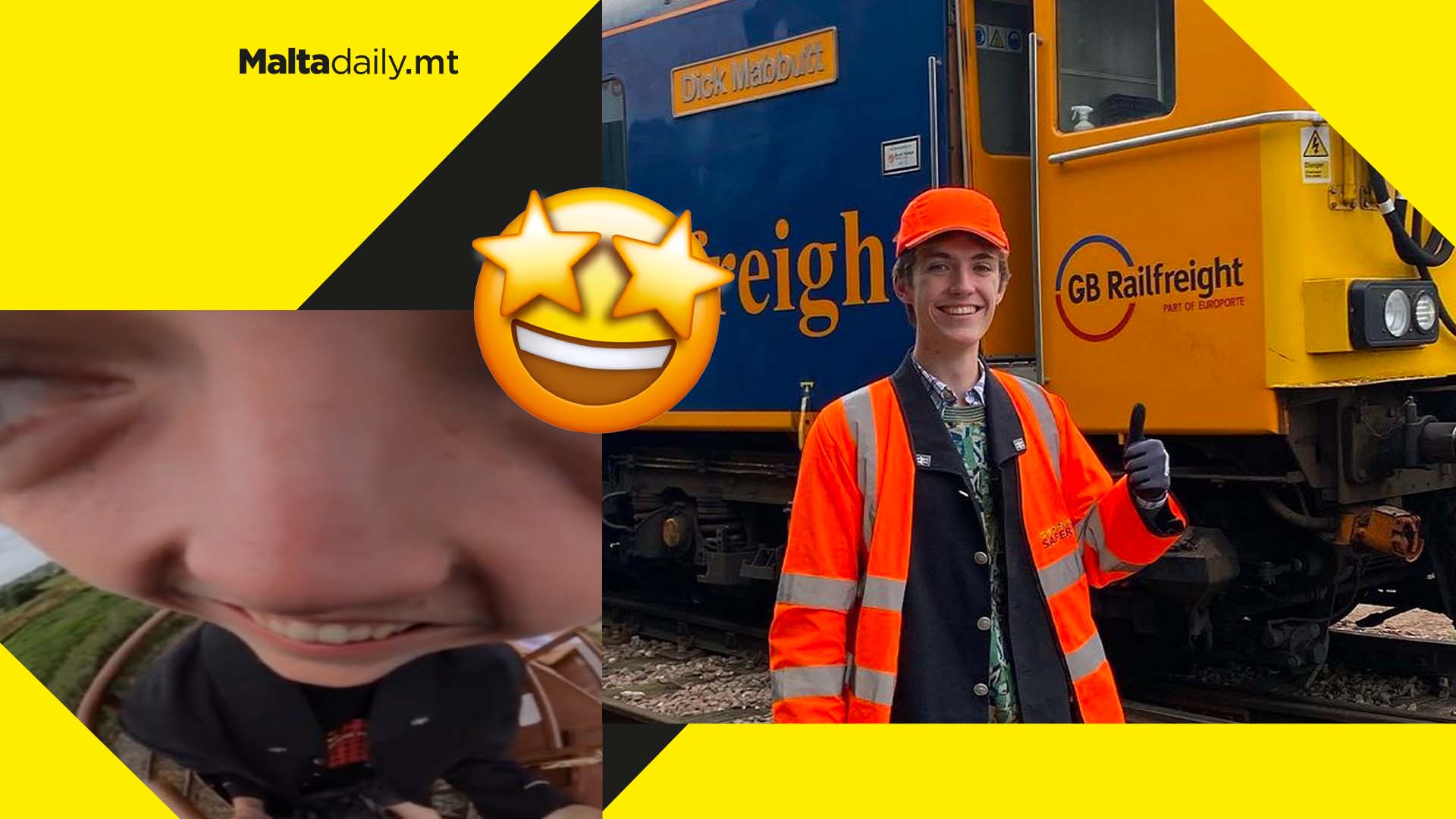 That train guy from TikTok is apparently also a singer and the internet is loving it