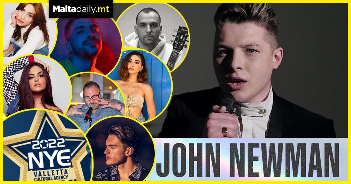 John Newman to headline NYE Celebrations in Valletta