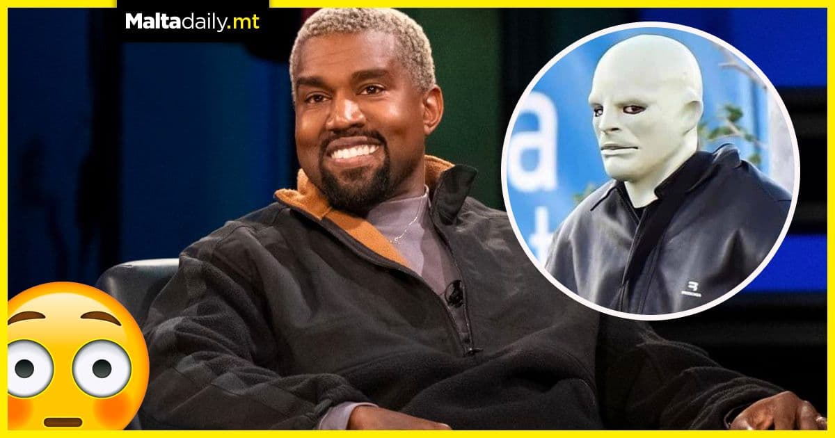 Kanye West roams Europe wearing bizarre face masks