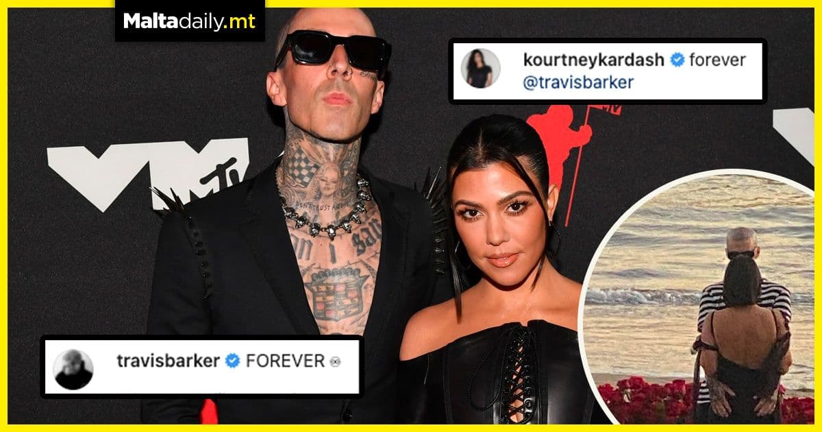Kourtney Kardashian and Travis Barker are officially engaged