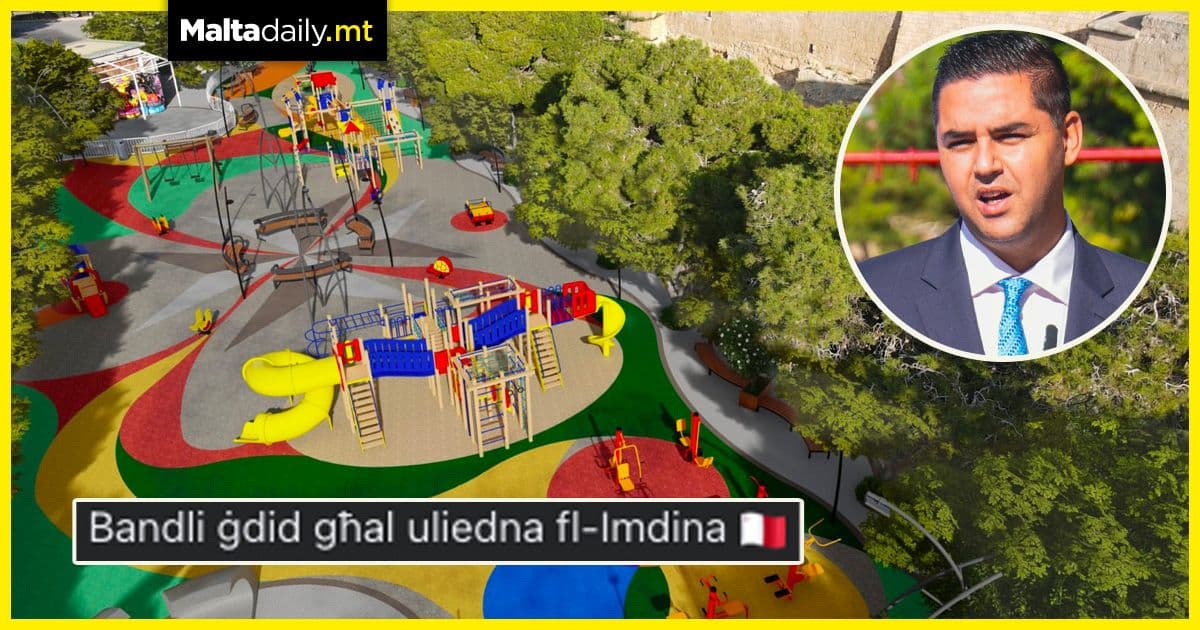 €1.2 million investment to refurbish Imdina’s playground