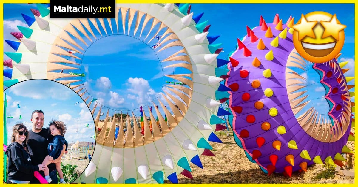 Gozo’s skies filled with colour in Kite & Wind festival
