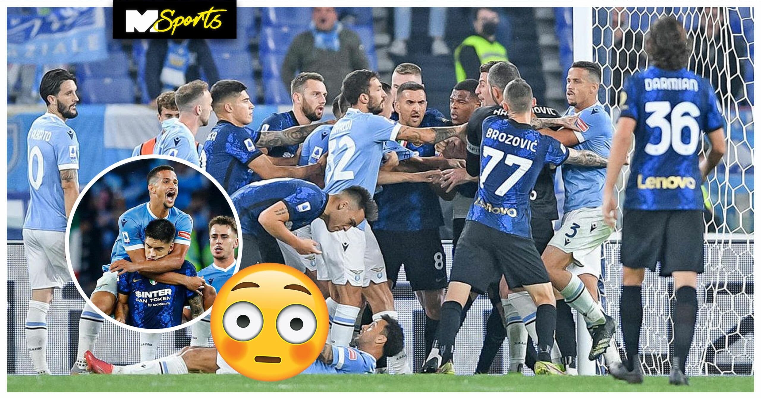 Massive fight in Rome as Lazio beat Inter
