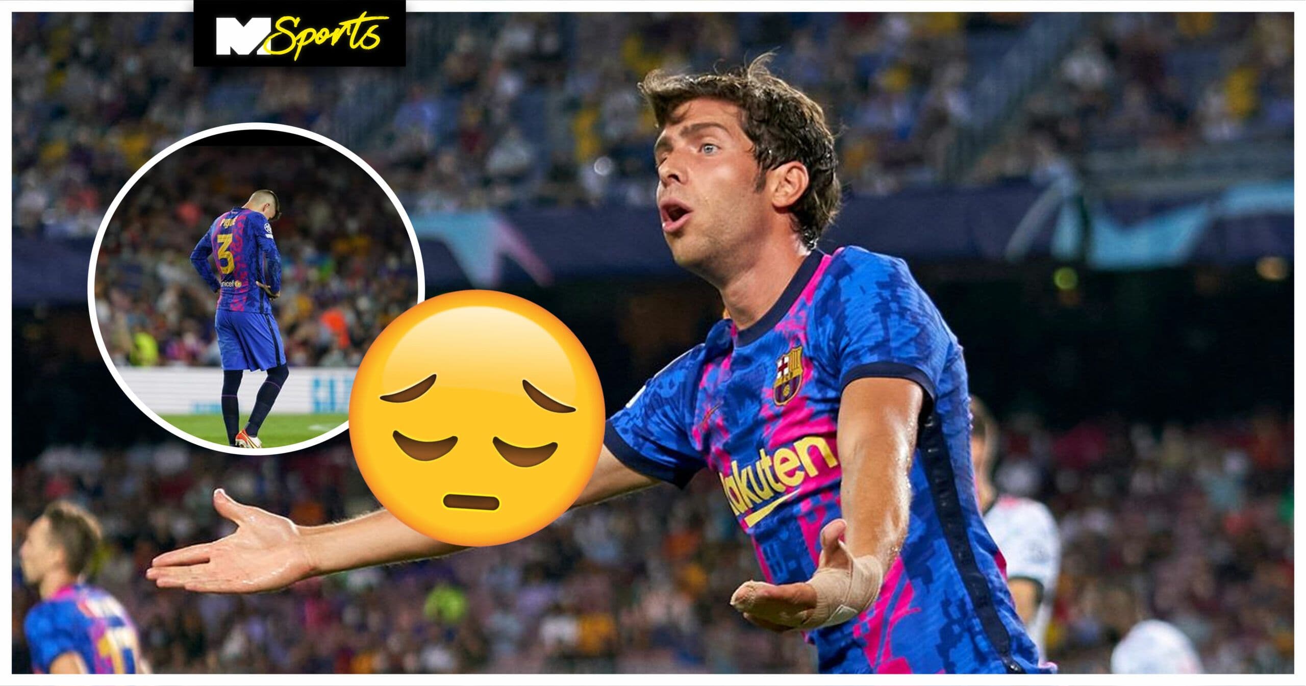 Sergi Roberto broke into tears in the changing room following Bayern game