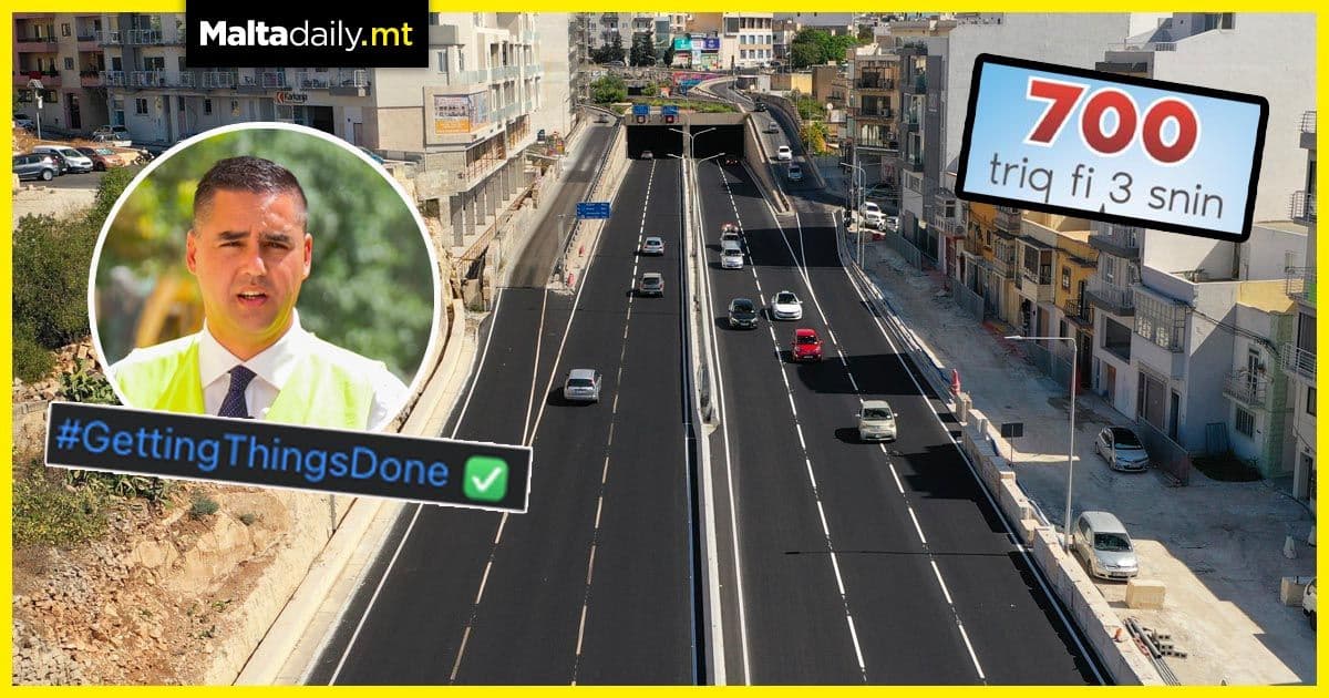 Infrastructure Malta completed over 700 roads in 3 years
