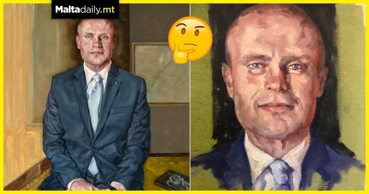 Castille quietly hangs Joseph Muscat portrait