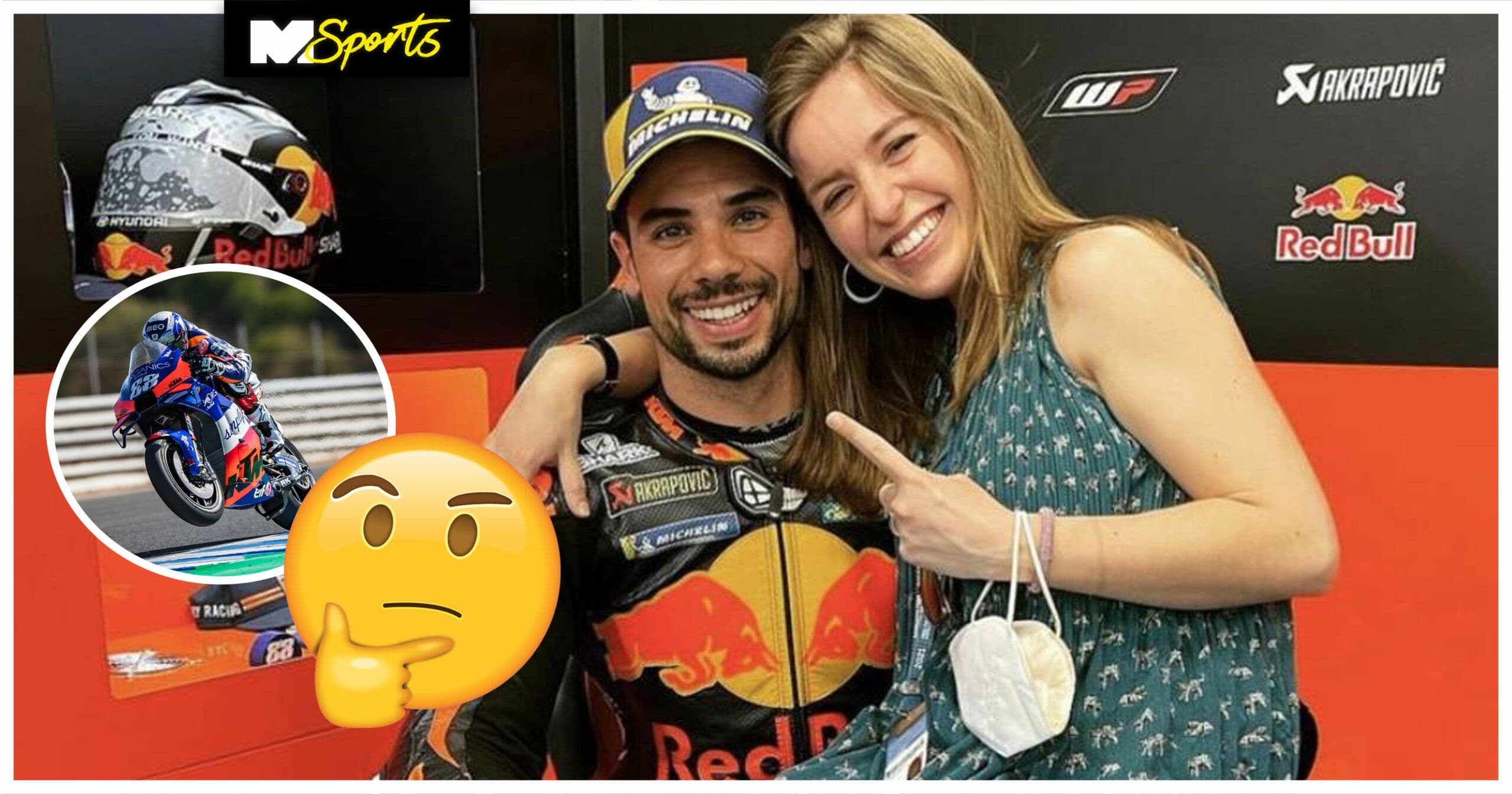 MotoGP driver marries step sister and is now expecting a baby