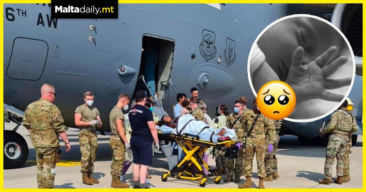 Afghan mother gives birth while on Kabul evacuation flight