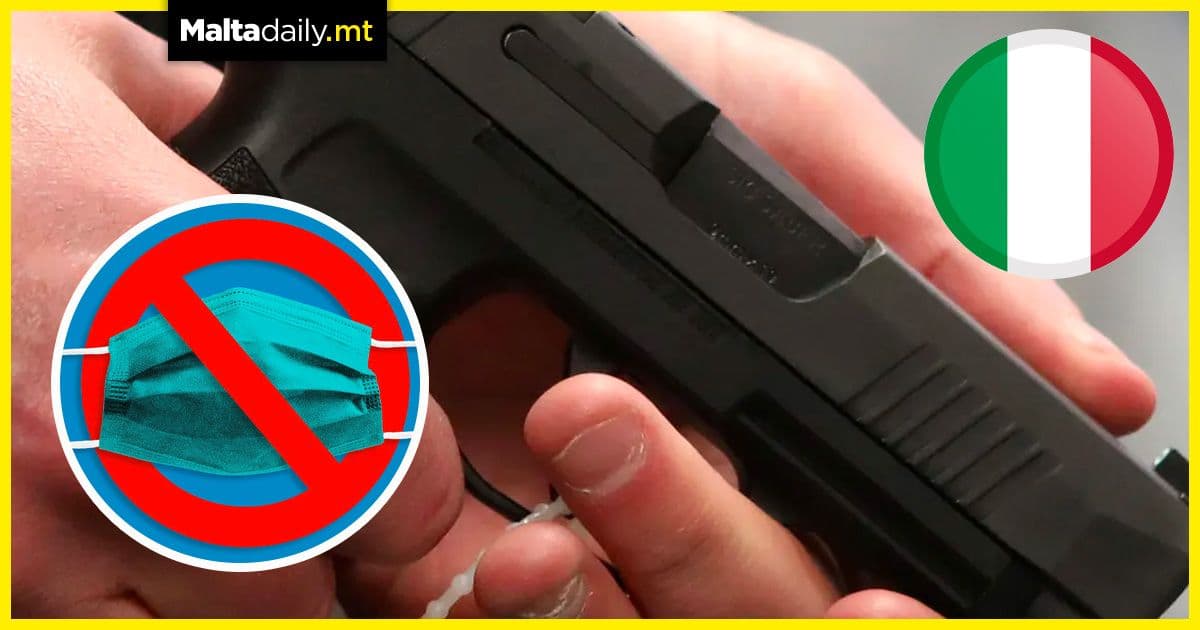 Italian man shoots at supermarket security who told him to wear a mask