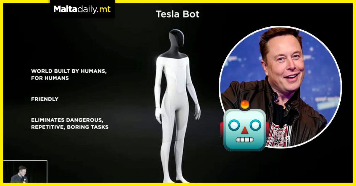 Tesla Robot which does unwanted chores revealed by Elon Musk
