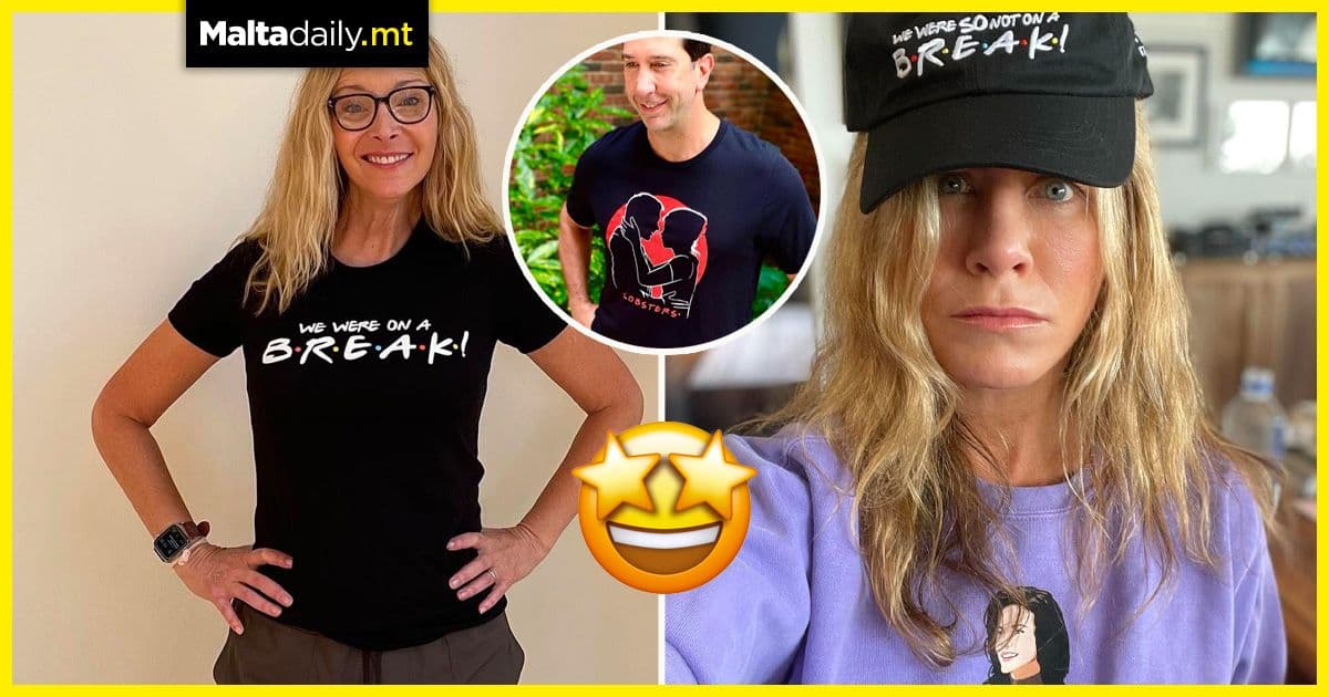 Friends cast show off new merch to settle the ‘break’ dispute