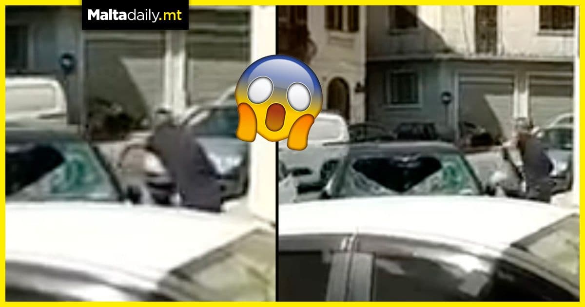 Thief smashes car windscreen to steal items from vehicle