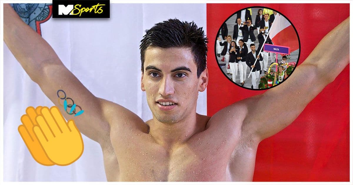 Maltese Olympian Andrew Chetcuti locks in 2nd place finish at 100m swimming heats