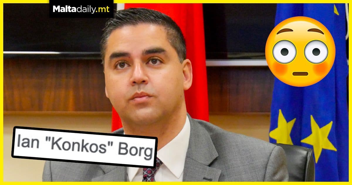 Someone renamed Ian Borg’s Wikipedia page to include ‘Konkos’