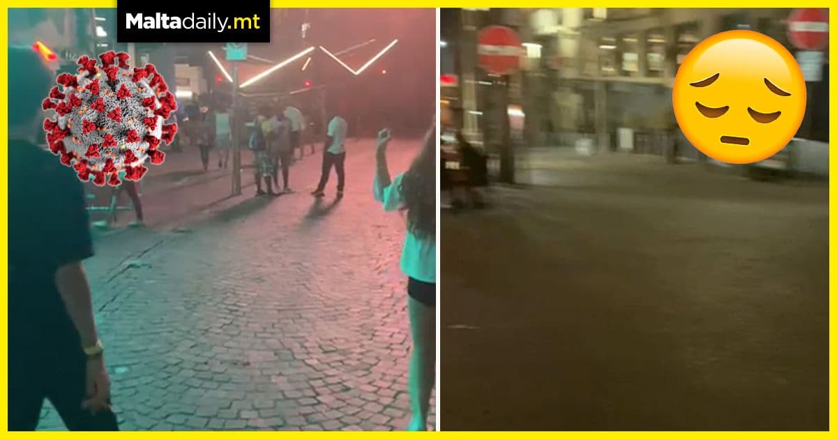 WATCH: Paceville falls silent once more following new travel restrictions