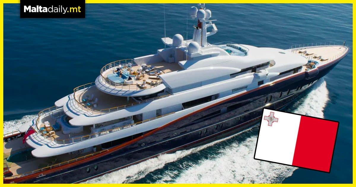 WATCH: Nirvana Super Yacht docked in Grand Harbour Marina Malta