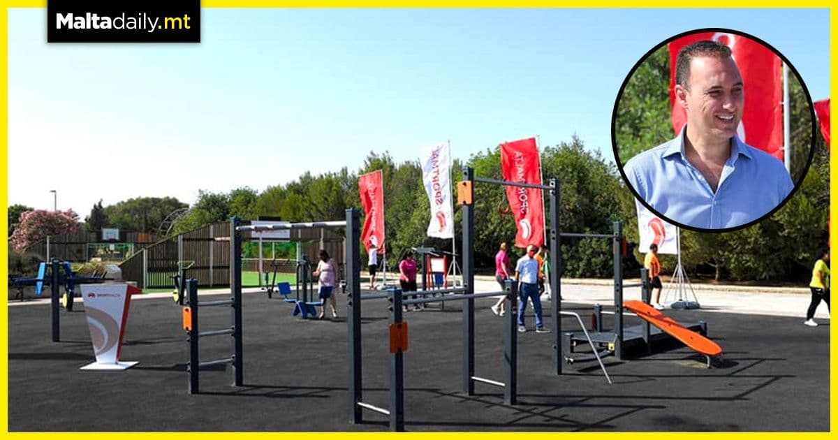 Outdoor Ta’ Qali gym renovation inaugurated with €61,000 investment
