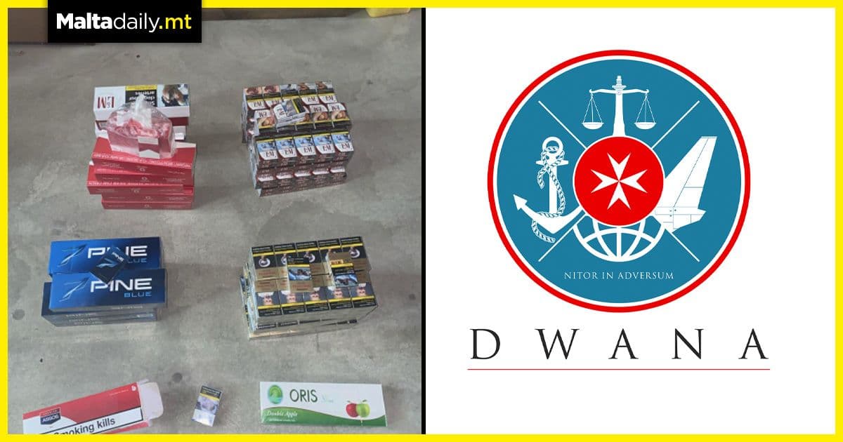 8000 cigarettes seized from Mqabba garage through anonymous call