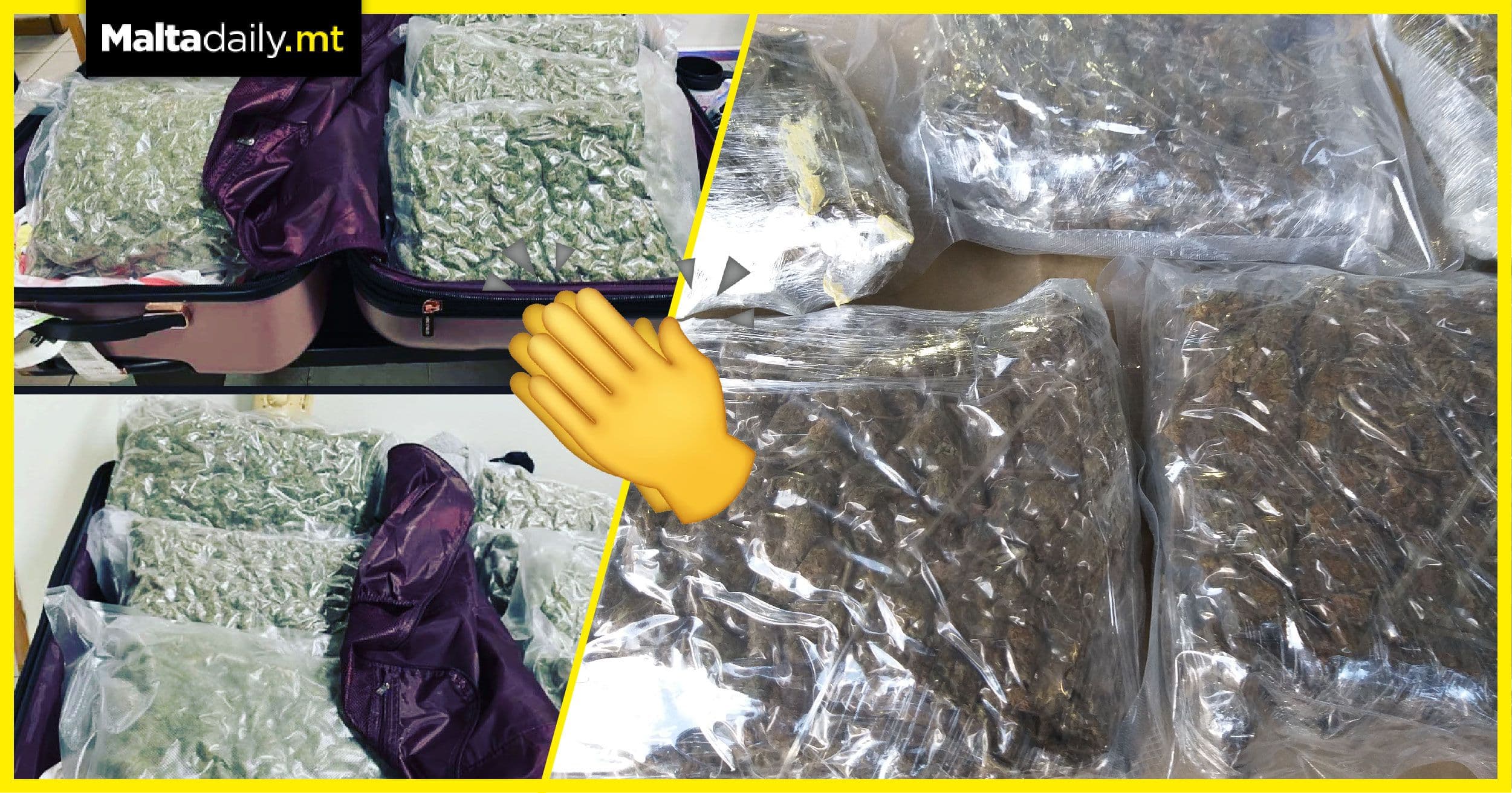 Malta Customs drug seizure amongst top 10 global airport seizures in 2020