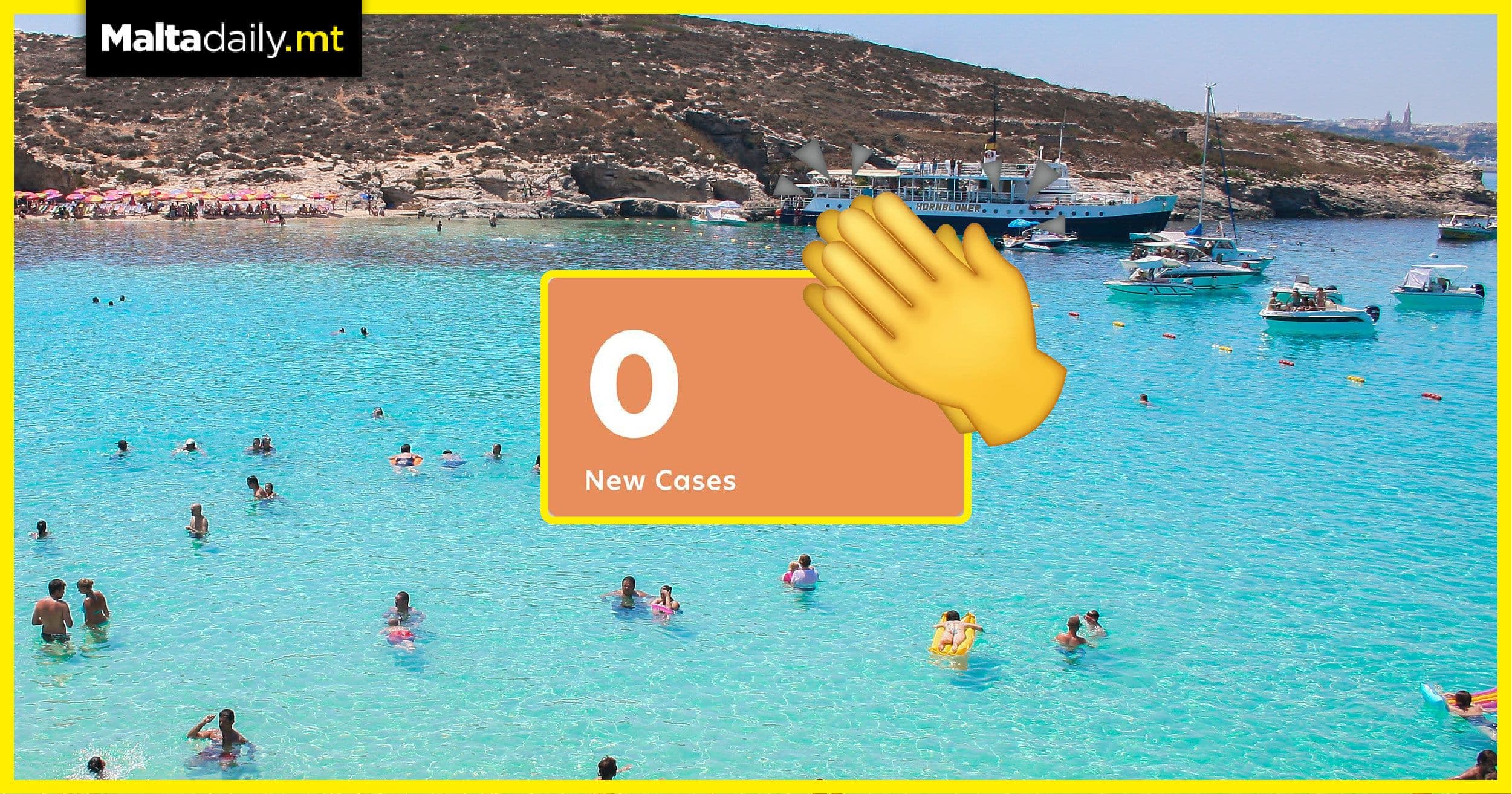 Zero new COVID-19 cases for third time this week