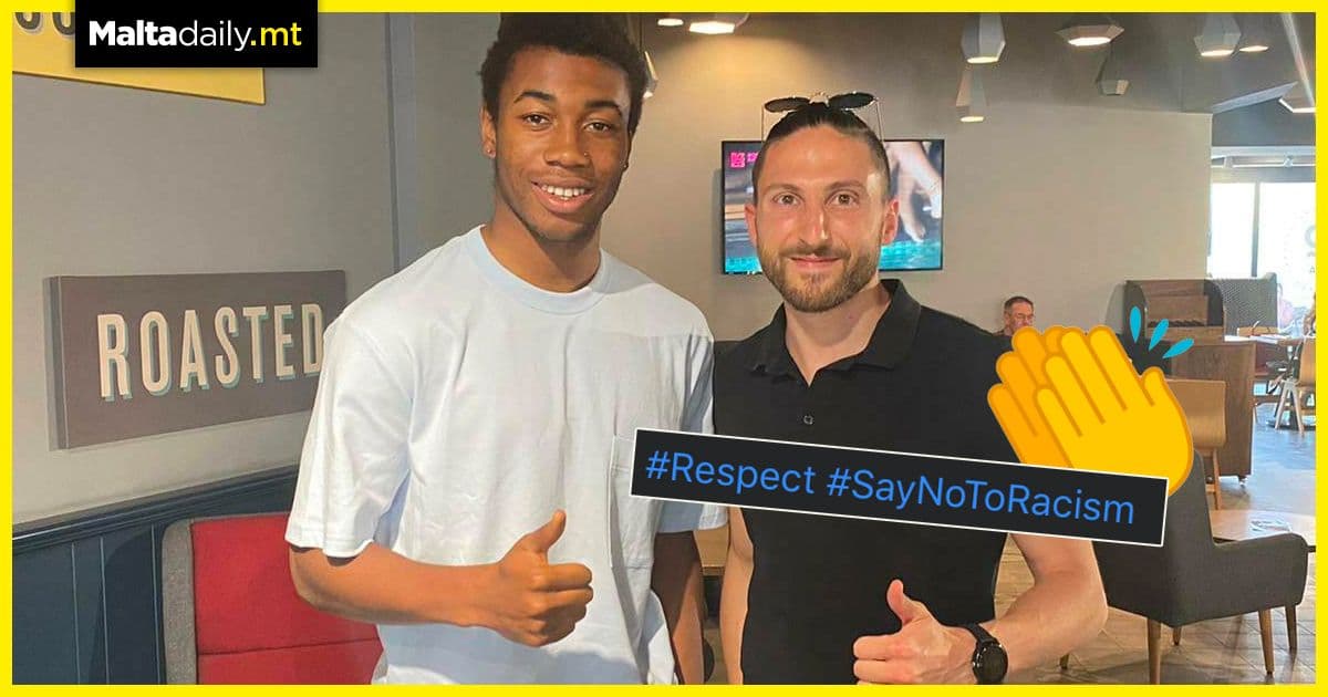 Paul Mbong and Andre Scicluna make amends with message against racism