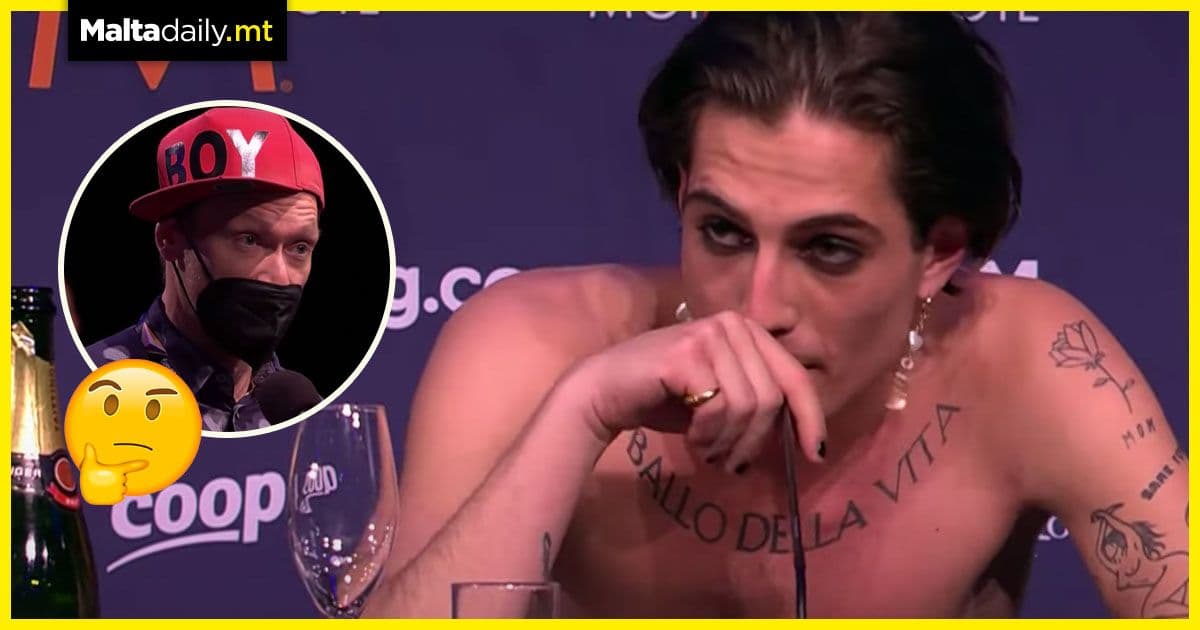 WATCH: Italy’s Damiano David denies having done cocaine during live broadcast