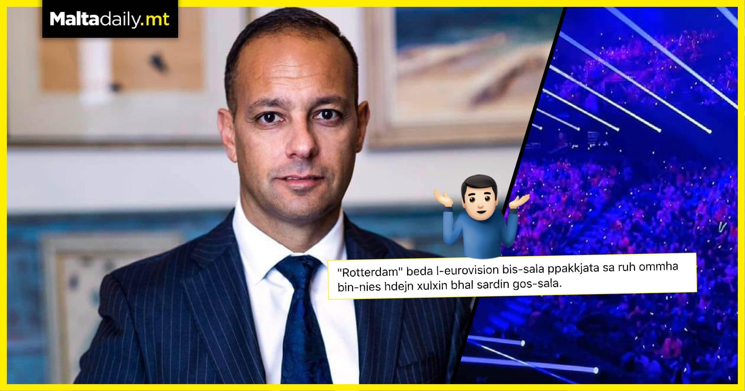 Jason Micallef upset over Malta’s event measures after packed Eurovision