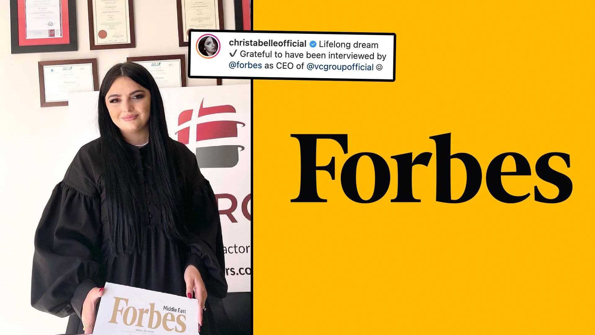 Christabelle Borg lands dream interview with Forbes