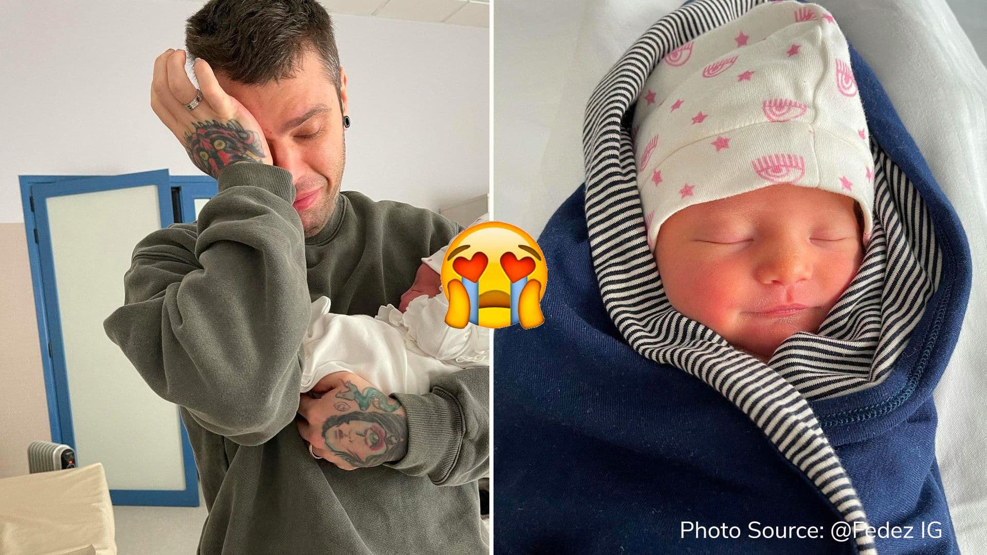 Fedez tearful over Baby V’s birth