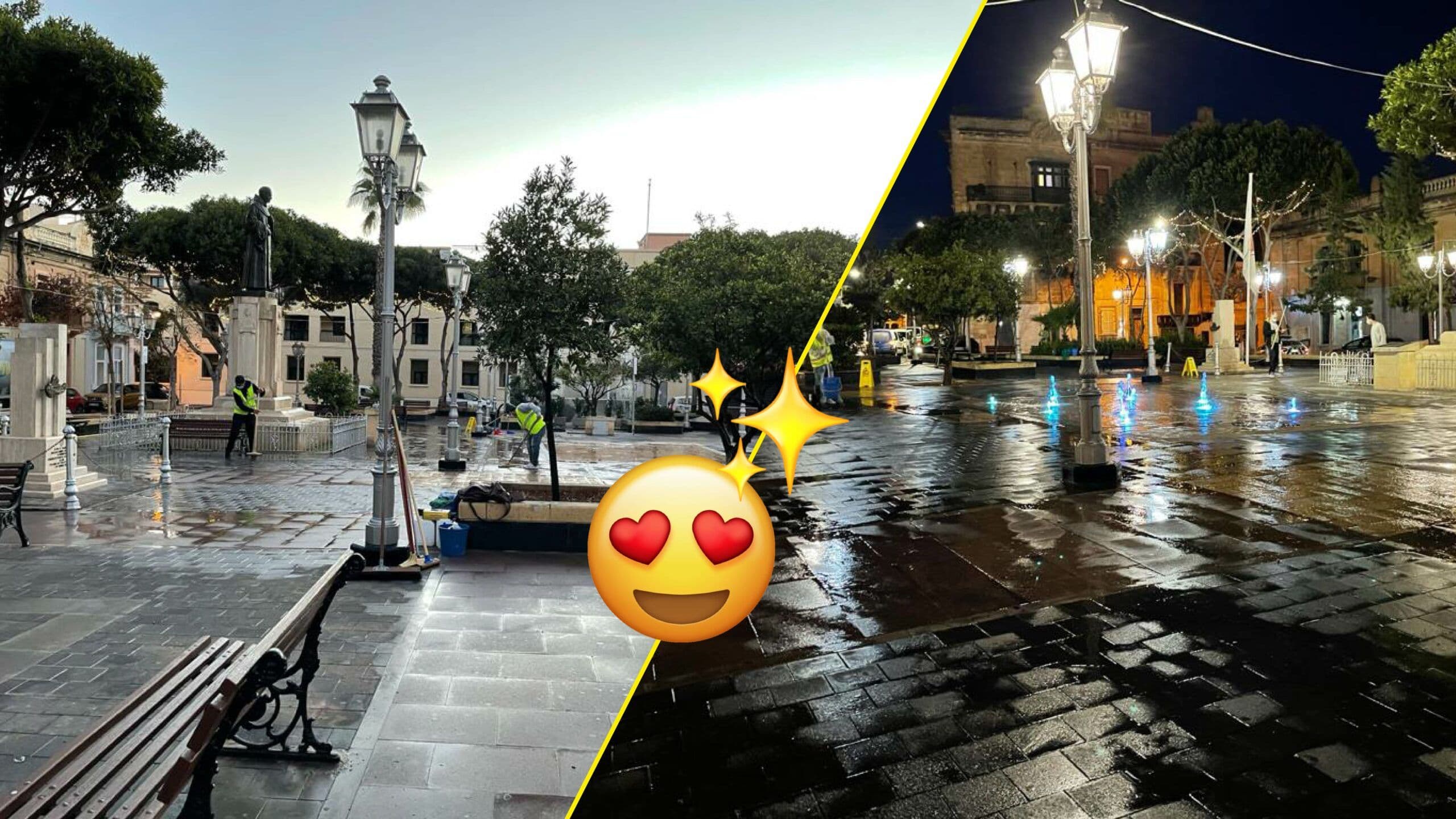 Briiz just gave Ħamrun a major glow-up by cleaning their streets for free