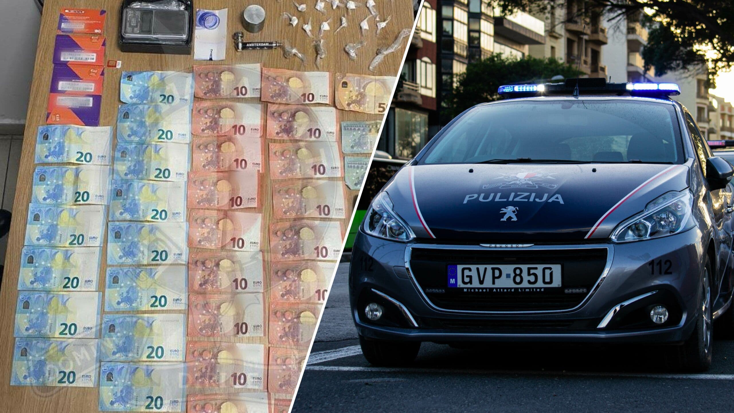 Police arrest 29-year-old after discovery of cocaine & MDMA in vehicle