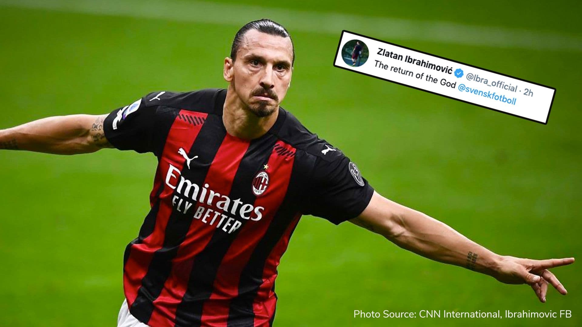 Ibrahimovic returns to Sweden’s squad five years after retirement