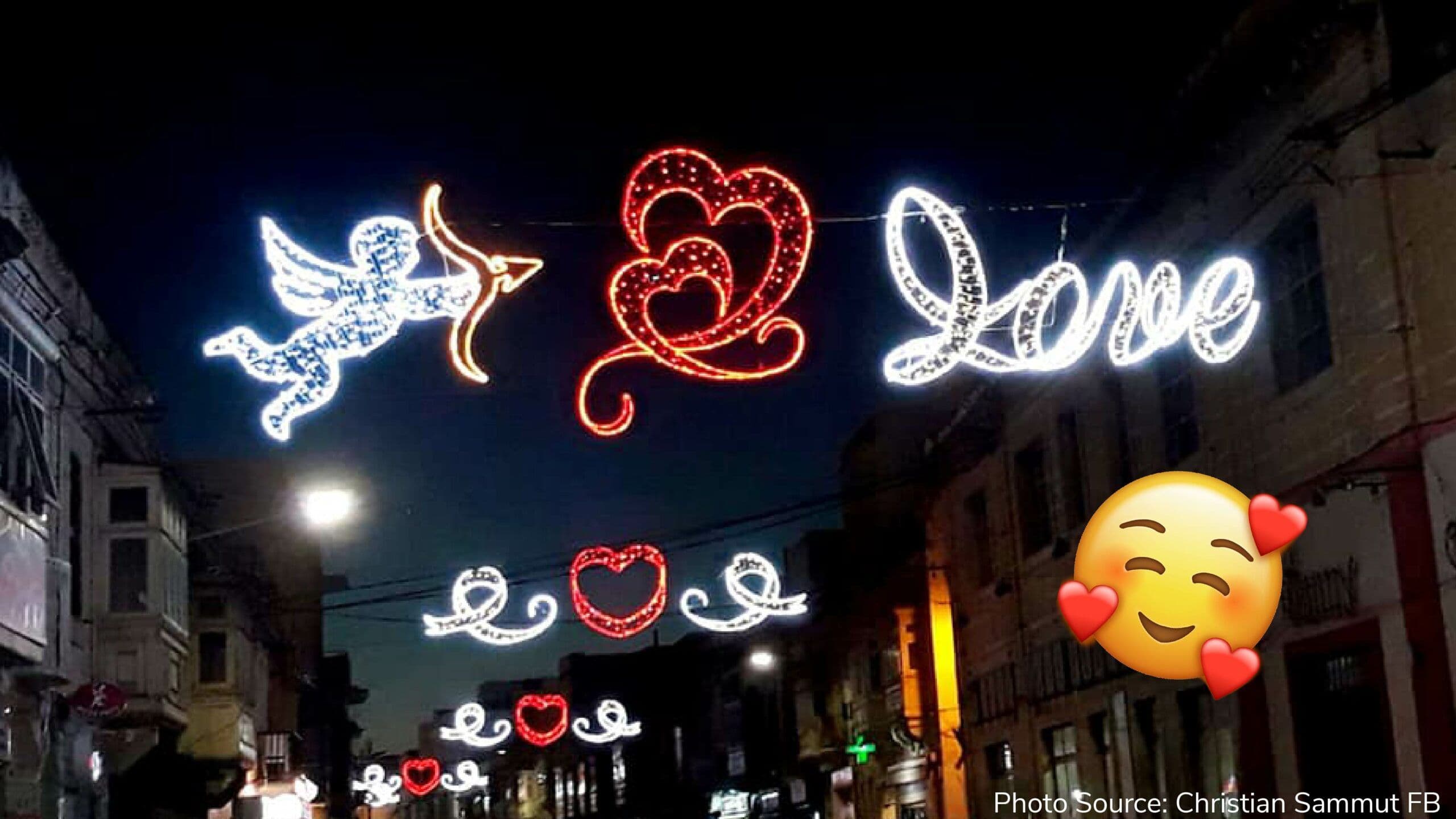 Ħamrun lights up its streets ahead of Valentine’s Day!