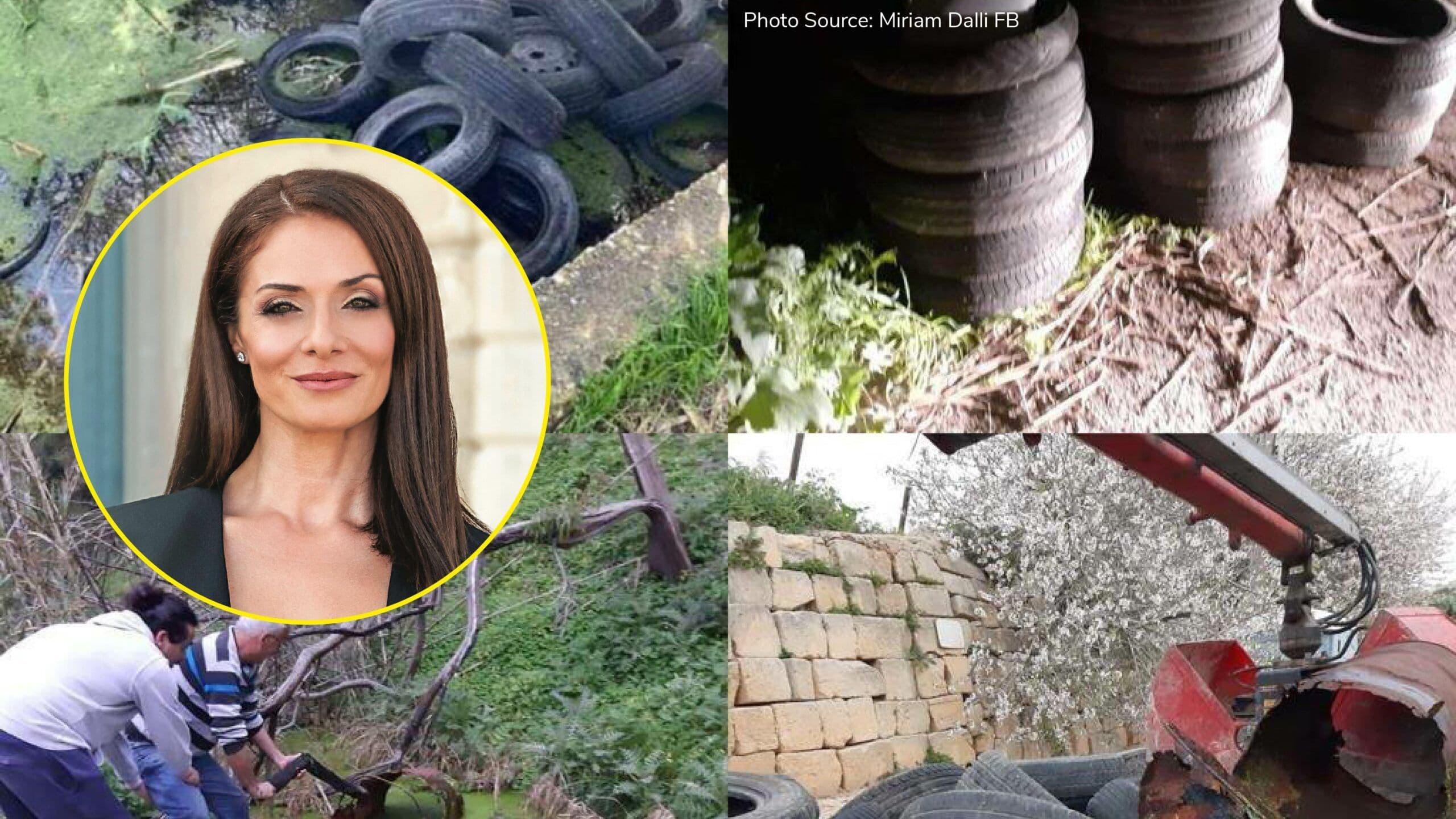 Waste irresponsibly disposed of at Chadwick Lakes