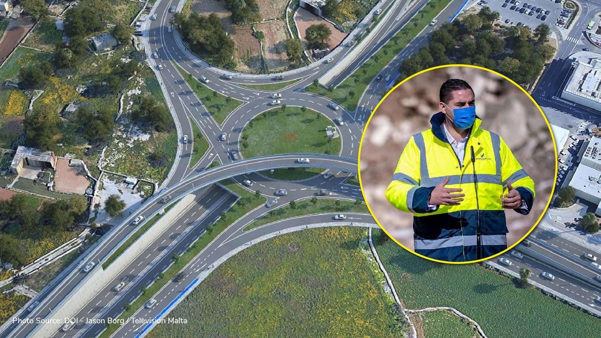 Gudja roundabout to be turned into flyover and tunnels in €18 million project