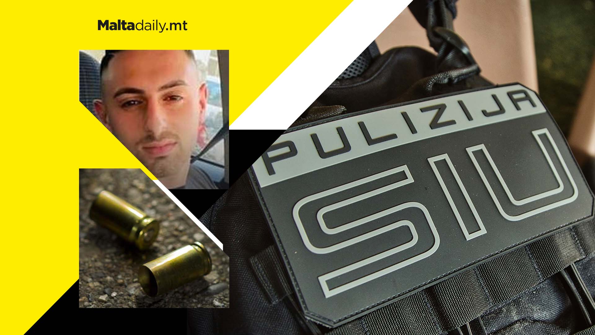 Police fired around 50 shots when Aidan Bartolo drove at them