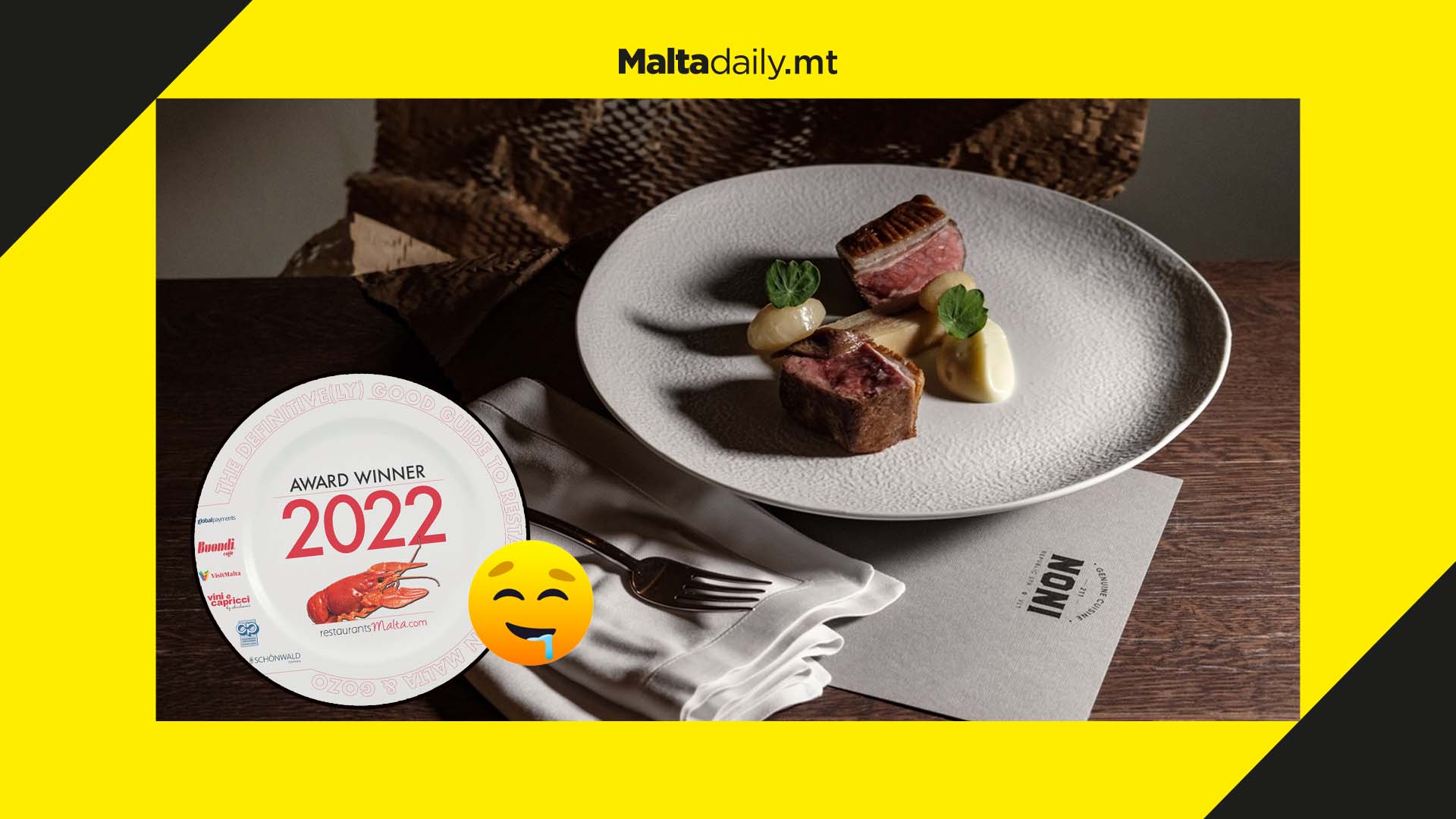 Malta’s top 40 restaurants have been chosen – here are the top 5!