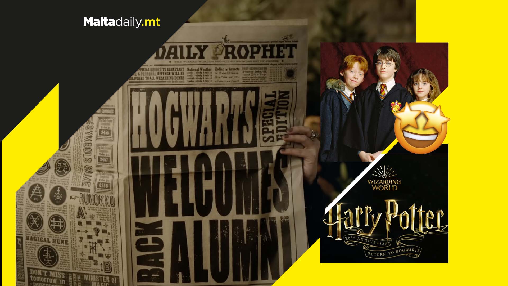 The Harry Potter Cast is back for a first look at the ‘Return to Hogwarts’ reunion and we can’t handle it