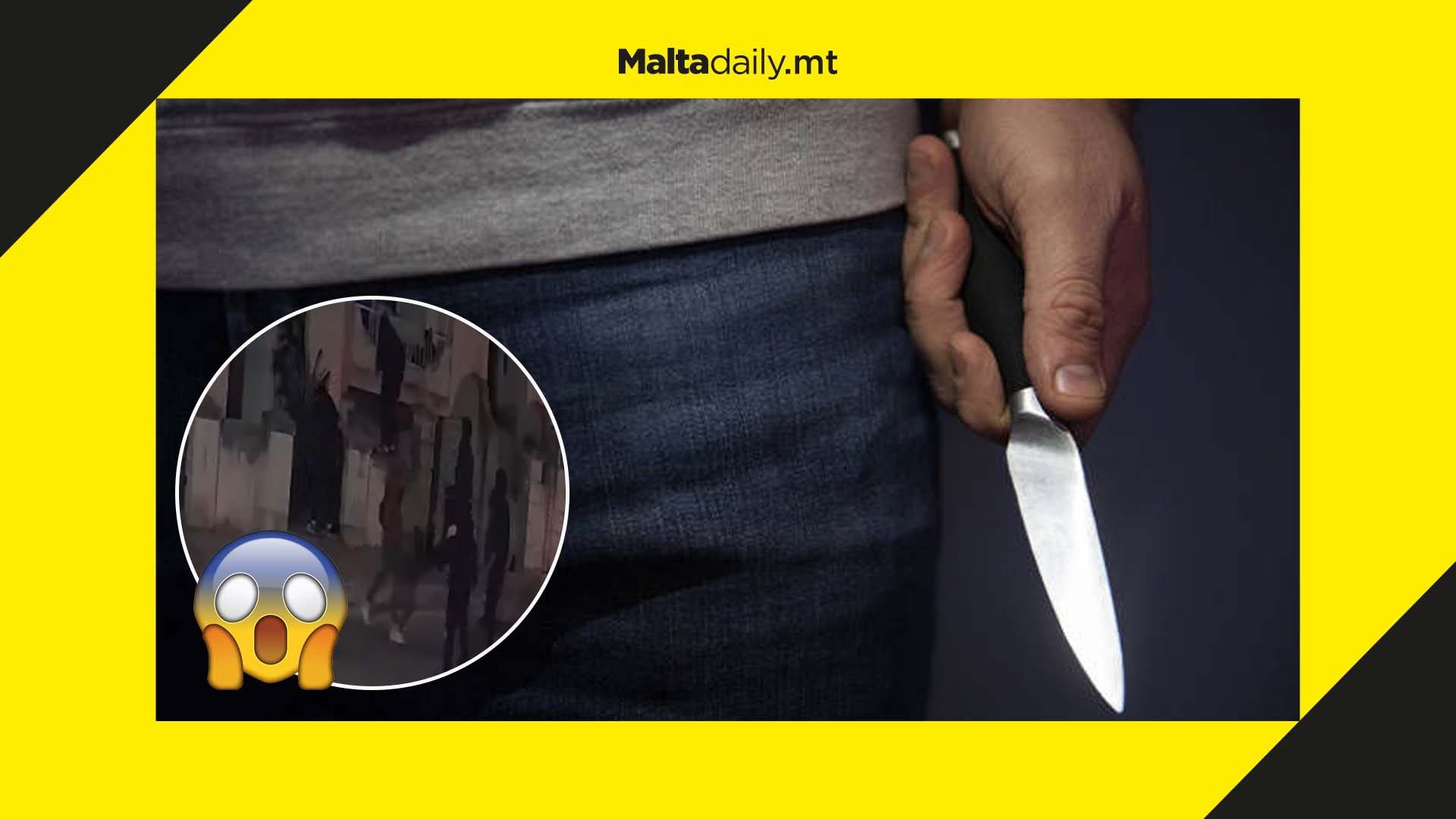 WATCH: Youth gang with knives terrorise Qawra residents