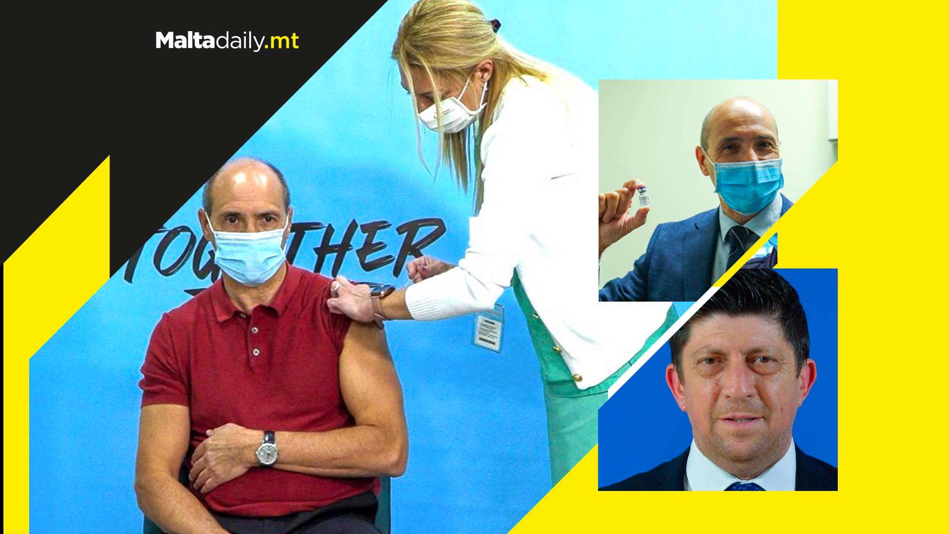 Health Minister Chris Fearne receives booster and urges public do the same