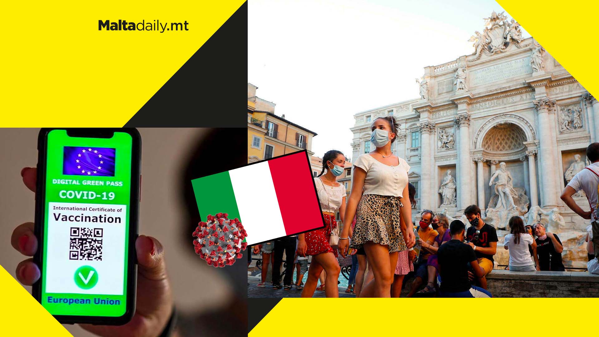 Italy could introduce Super Green Passes and mandatory masks