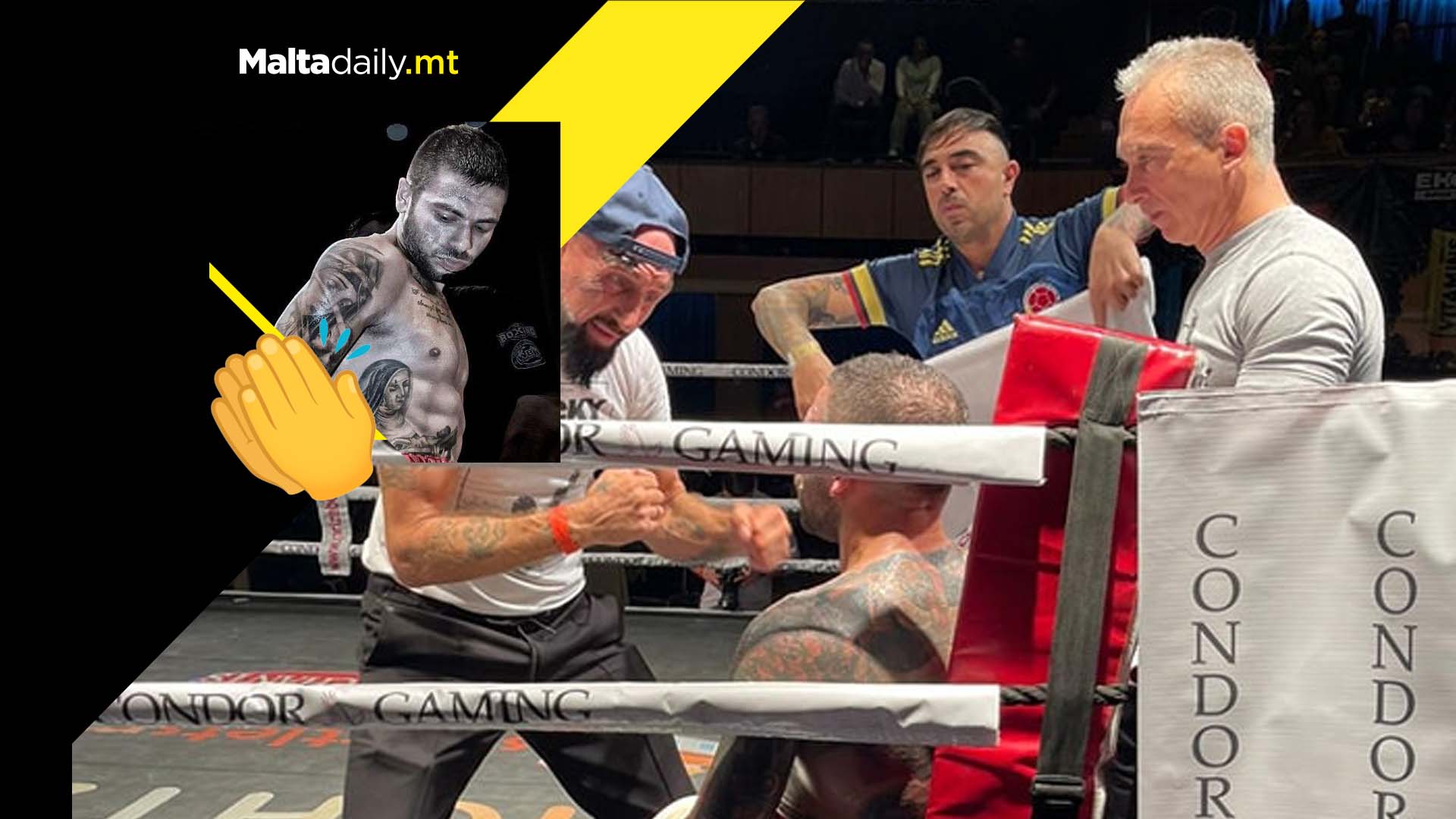 Over €7,000 raised for kids with disabilities by Maltese boxer