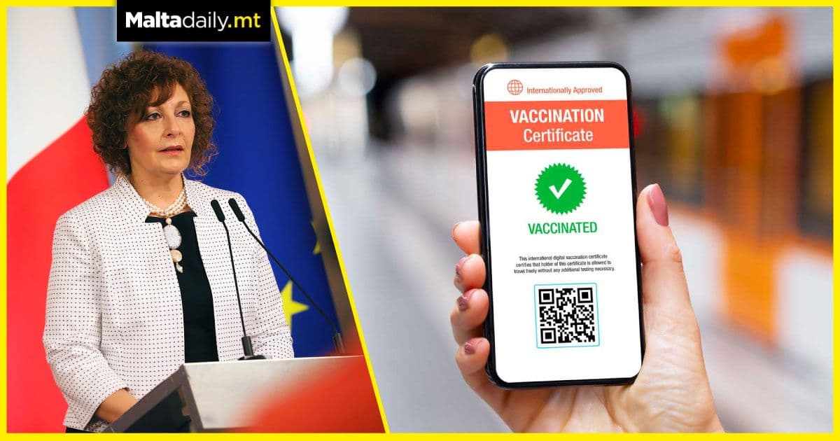Vaccine certificates issued in Malta have no expiry date, Prof. Gauci reveals
