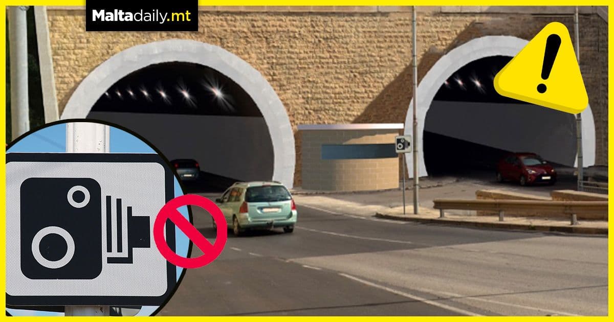 Speed cameras outside Santa Venera tunnels removed