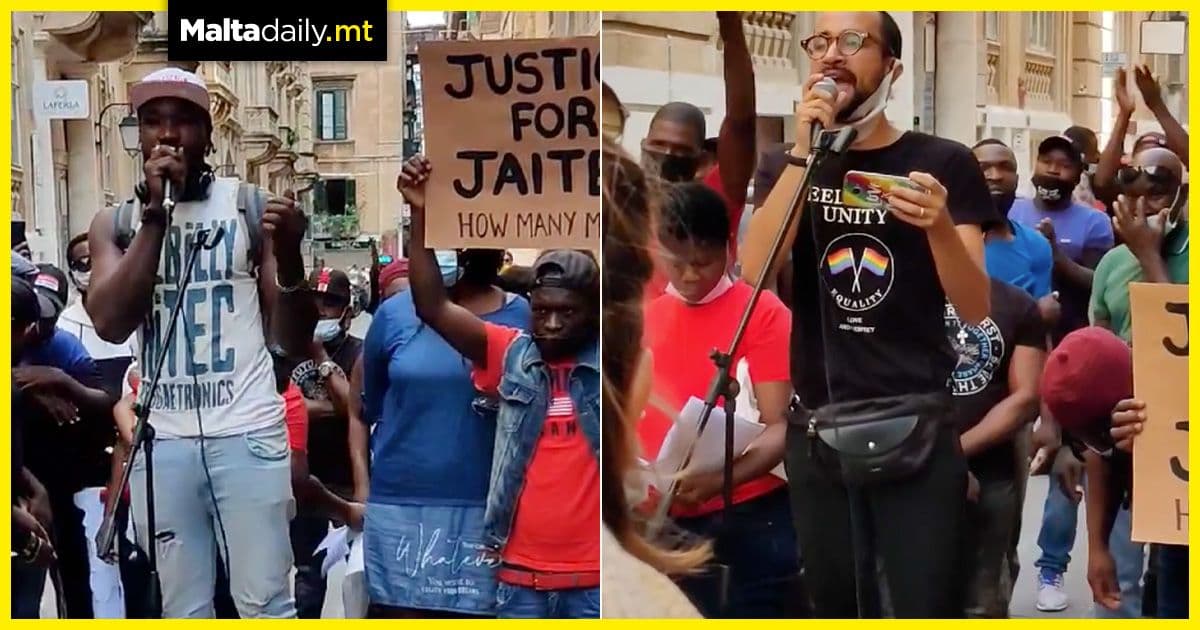 WATCH: Migrants take to Valletta to protest for basic rights