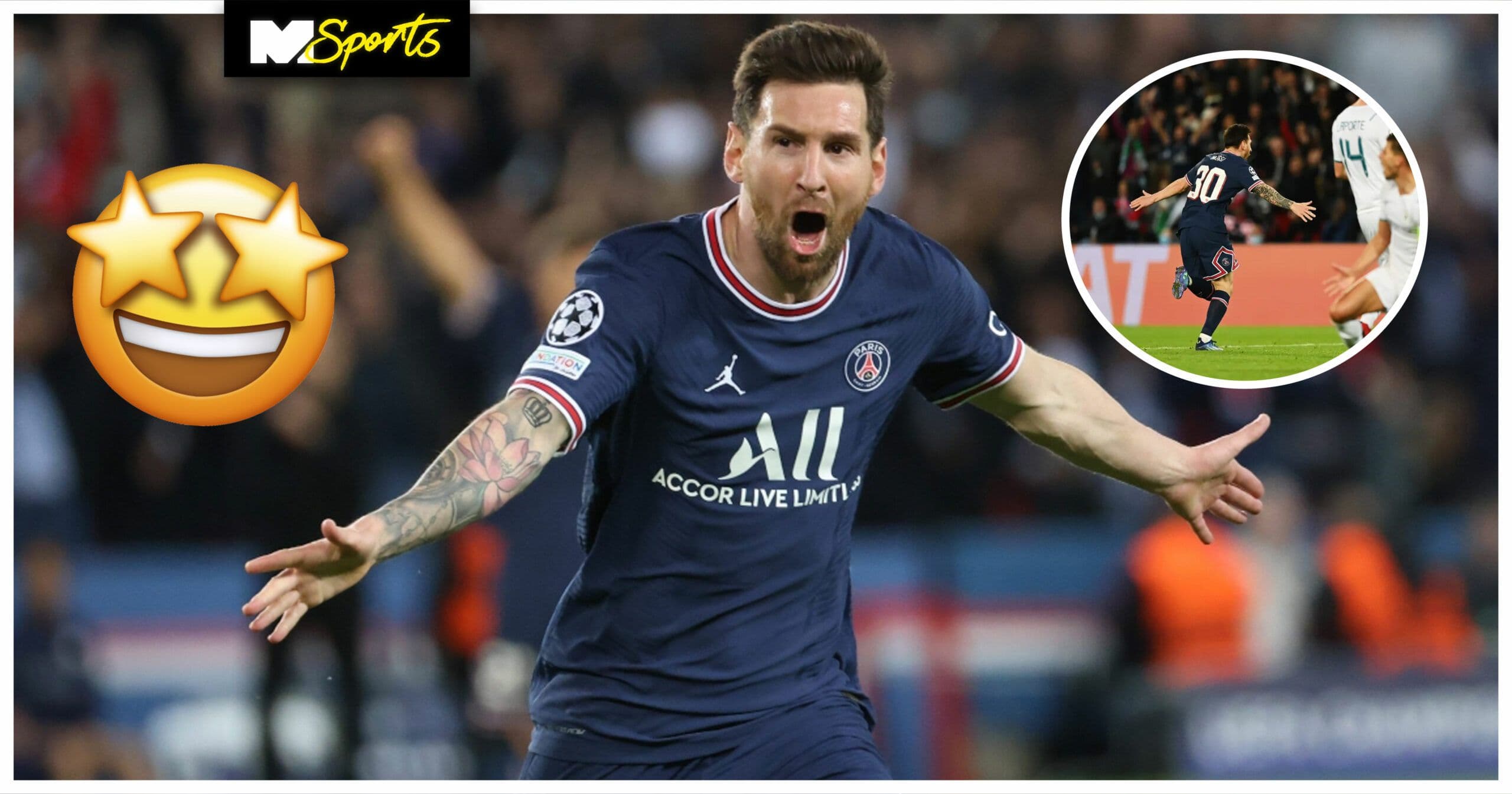 Watch: Messi scores first PSG goal as they beat Manchester City