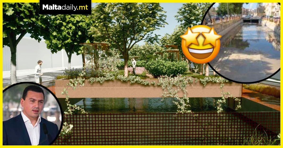 Qormi’s stormwater channel set to become green park