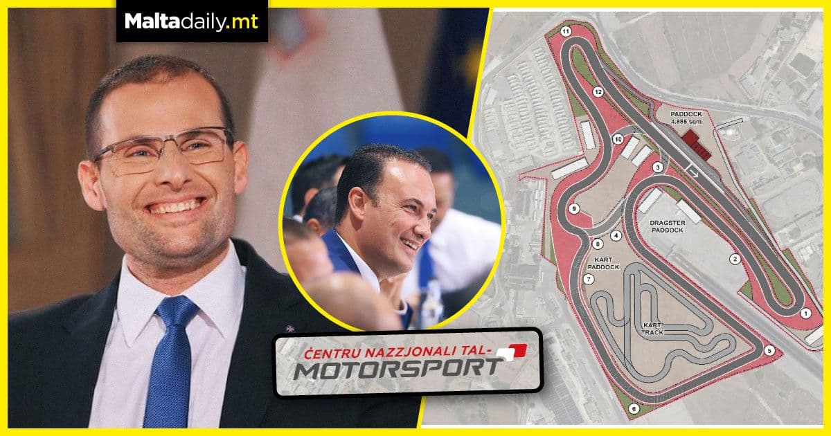 Robert Abela announces €20 million motorsport race track