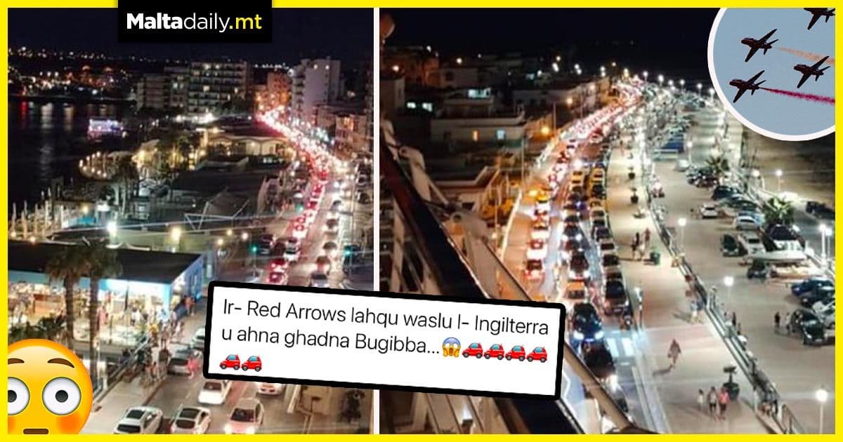 Red Arrows showcase results in frustrating unmoving traffic