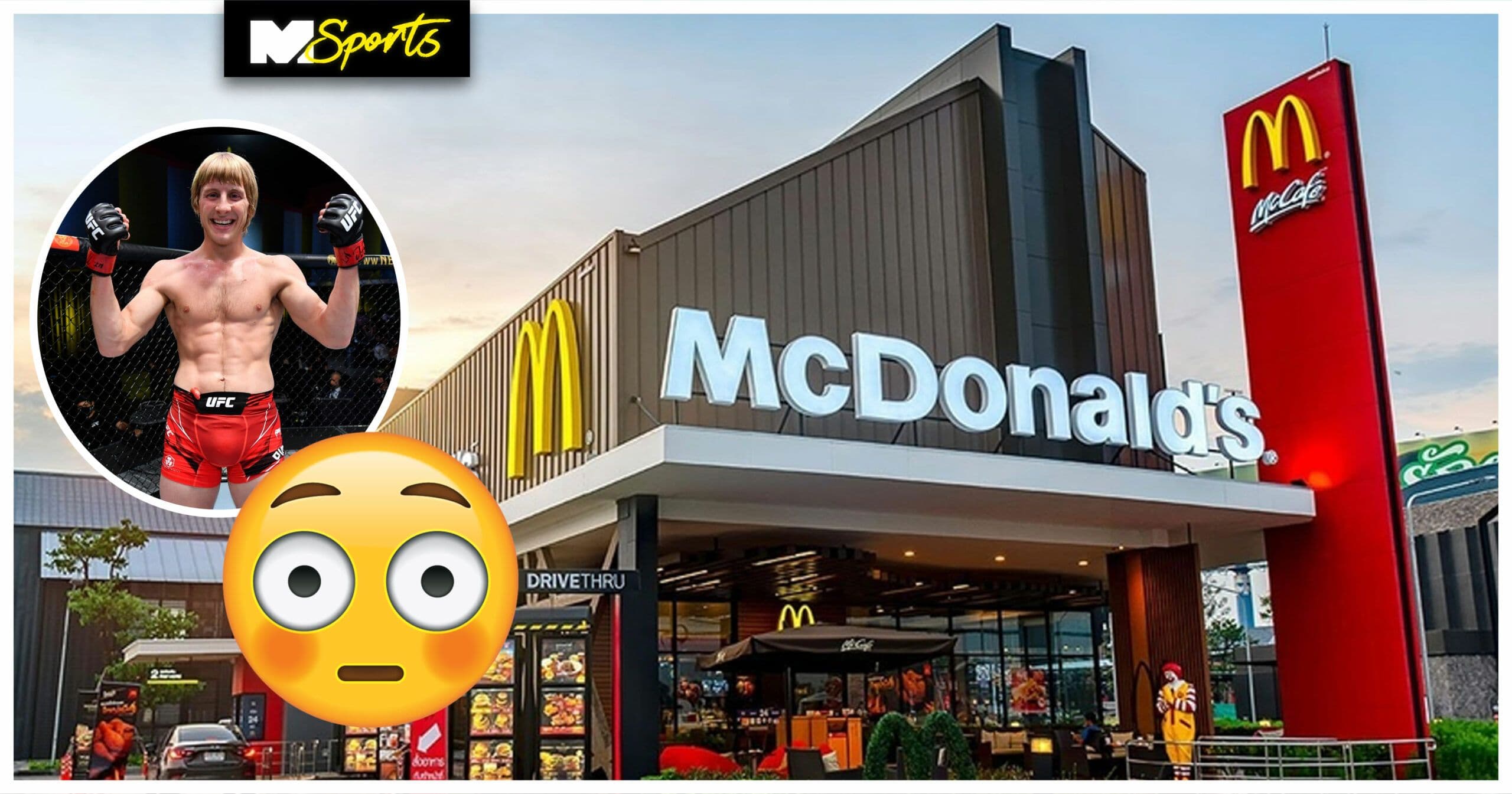 UFC star reveals insane McDonald’s cheat meal